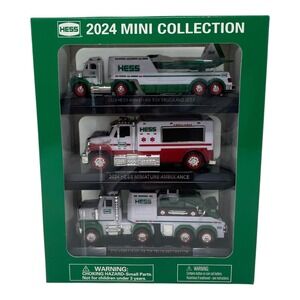 2024 Hess Mini Collection Die Cast Toy Truck Tractor Ambulance Jet Vehicles NEW